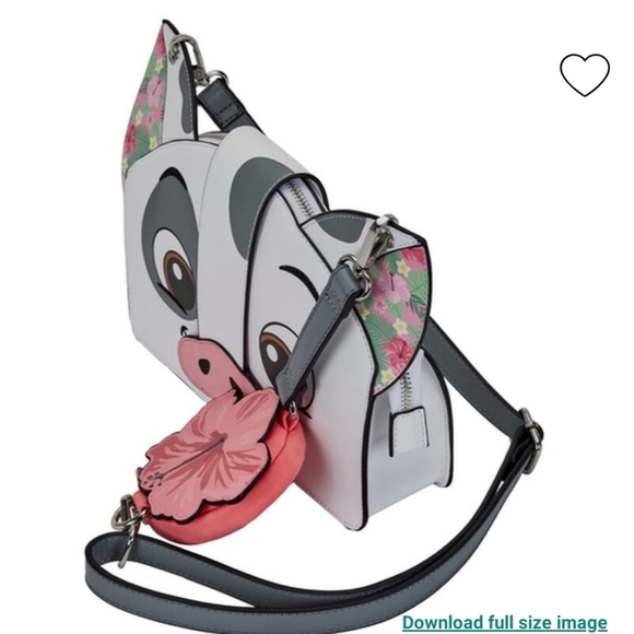 NWT Loungefly Disney Moana, Pua Pua Crossbody Bag w/ coin purse - Picture 4 of 5